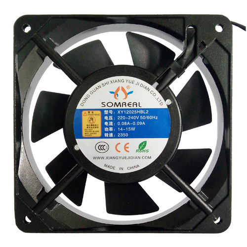 XY12025HBL七叶 大芯 110V220V380V高端AC散热风扇